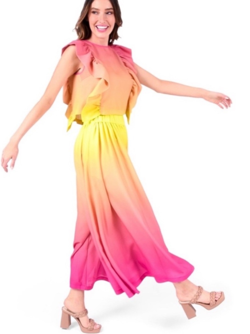 Wide Leg Ombre set by Emily McCarthy